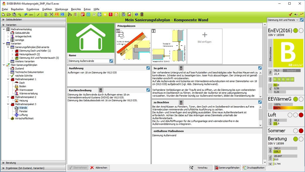 Start des individuellen Sanierungsfahrplans